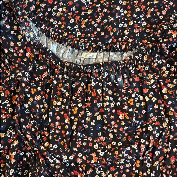 Maurices Navy Floral Midi Dress - Picture 2 of 3